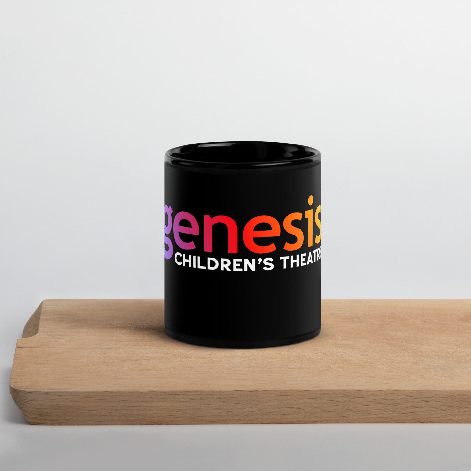 Black Rainbow Logo Glossy Mug - Image 2