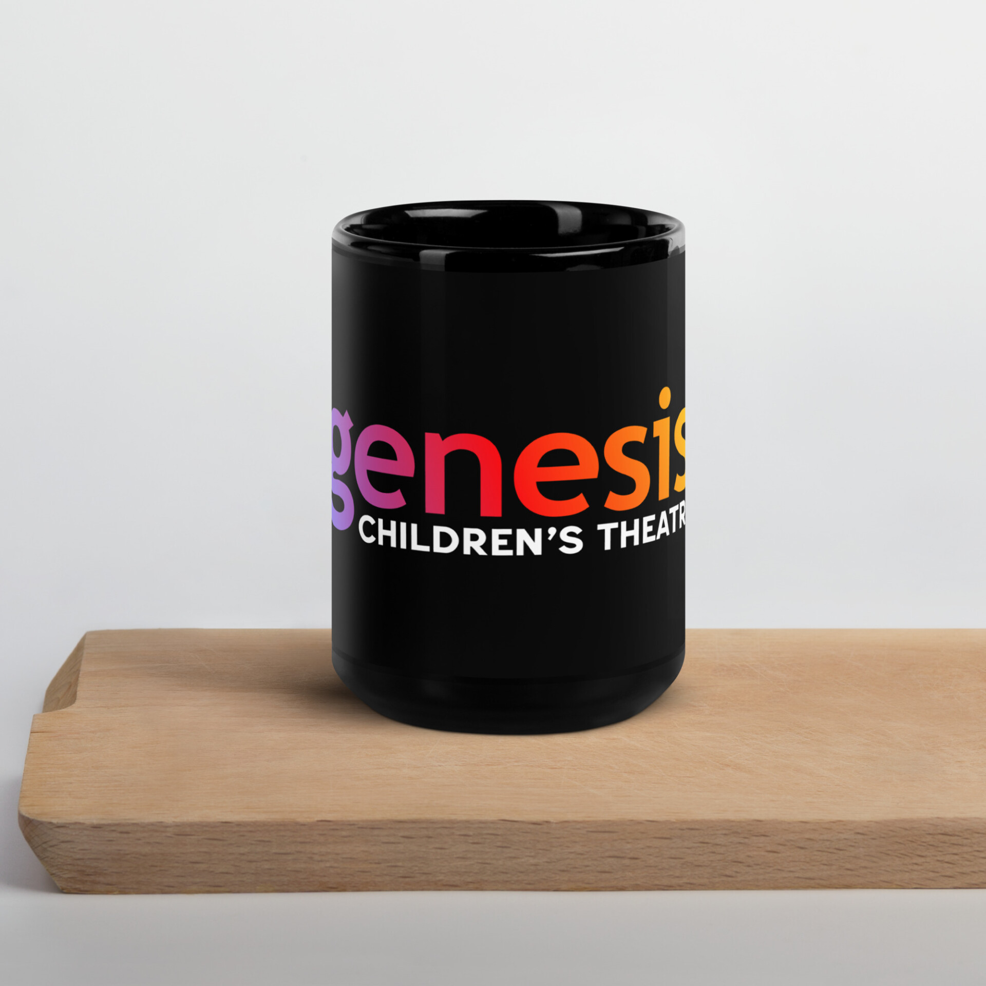 Black Rainbow Logo Glossy Mug - Image 5