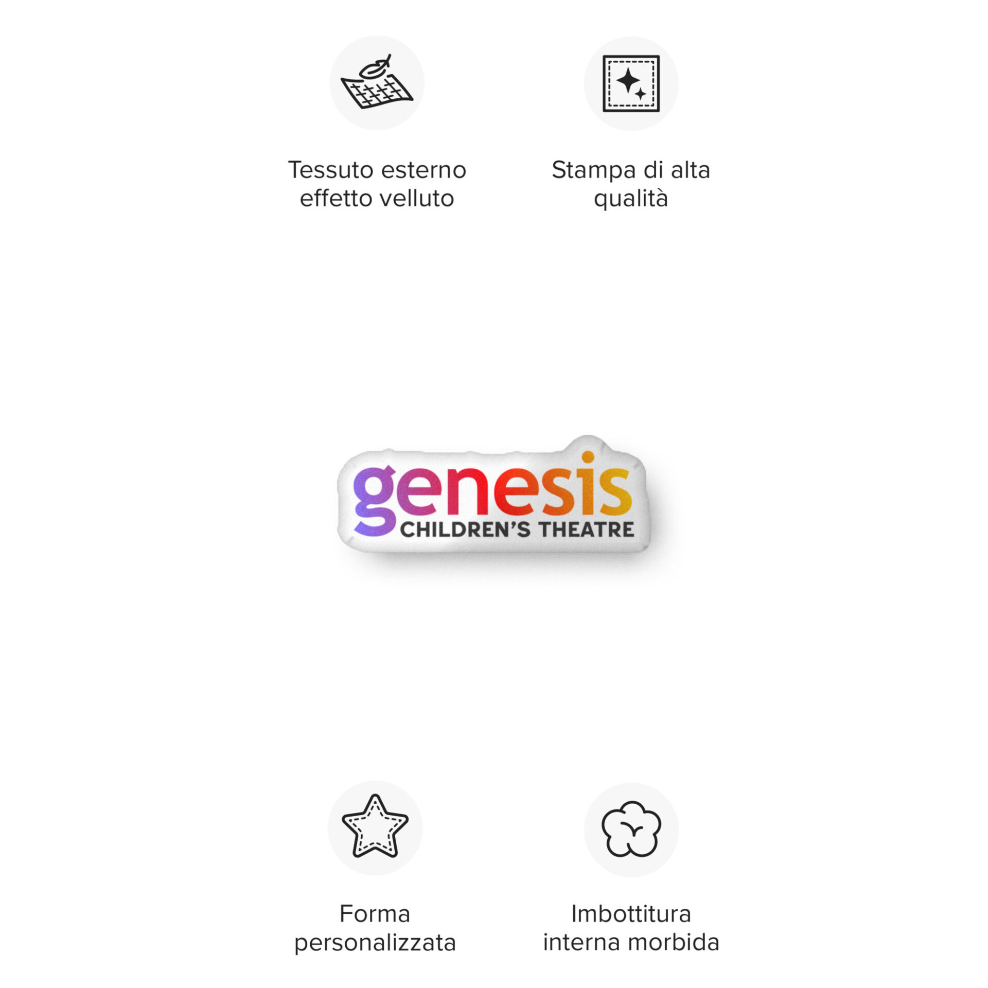 Custom-shaped pillow